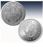 Mexico. Silver medal ND Aztec Calendar, 1 Oz (.999) (Zonder