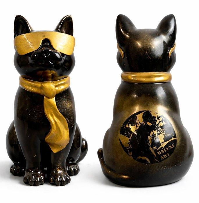 Daluxe Art - 1999 • Spiderman Cat – Gold & Black, Antiek en Kunst, Kunst | Designobjecten
