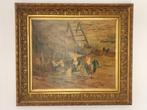 L.Vernier (XX) - Basse-cour, Antiek en Kunst