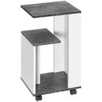 TRUUSK Nachtkastje op Wielen - 3 Planken - 35 x 29,5 x 65,5, Verzenden, Nieuw