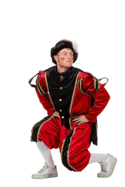 Pietenpak deluxe Palmitos rood/zwart, Kleding | Dames, Carnavalskleding en Feestkleding, Nieuw, Ophalen of Verzenden
