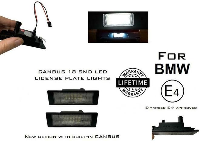 LED Kenteken voor BMW E81 E87 F20 F21 E63 E64 F06 F12 F13, Auto-onderdelen, Verlichting, Nieuw, BMW, Ophalen of Verzenden