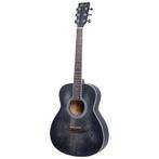 Fazley W55-COL-BK-3/4 ColourTune western gitaar zwart, Muziek en Instrumenten, Verzenden, Nieuw