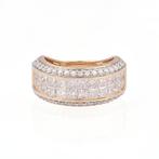 Ring - 14 karaat Geel goud - 2.95ct. tw. Diamant (Lab-grown), Nieuw