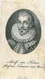 Portrait of Adolf van Nieuwenaar, Count of Limburg and Moers, Antiek en Kunst, Kunst | Etsen en Gravures