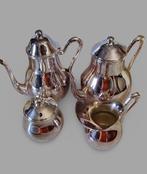 Koffie- en theeservies (4) - inglese - .800 zilver -, Antiek en Kunst