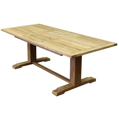Geneva rechthoekig uitschuifbare dining tuintafel, Tuin en Terras, Tuintafels, Nieuw, Teakhout, Ophalen of Verzenden
