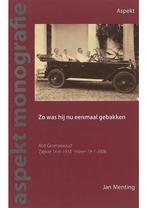 Zo was hij nu eenmaal gebakken Jan Menting, Boeken, Verzenden, Zo goed als nieuw