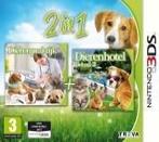 2 in 1 Mijn Dierenpraktijk 3D + Mijn Dierenhotel Deluxe 2 3D, Spelcomputers en Games, Ophalen of Verzenden, Zo goed als nieuw
