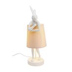 *WOONWINKEL* Kare Design Rabbit White/Rose Tafellamp Konijn, Verzenden, Nieuw