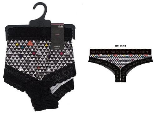 Dames Hipster - kant - grafisch- zwart, Kleding | Heren, Ondergoed, Verzenden
