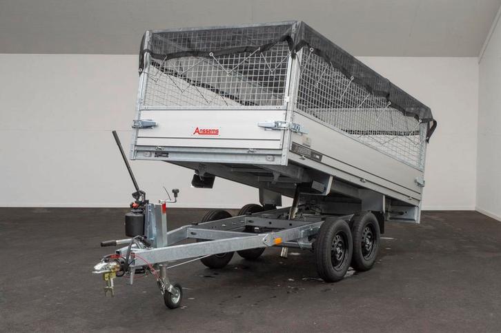 DEMO Anssems KLT-2 2000.305x150 Pro + Looflekken Kipper, Auto diversen, Aanhangers en Bagagewagens, Nieuw, Ophalen of Verzenden