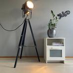 A.E. Cremer Paris - Staande lamp - Glas, Hout, Metaal -, Antiek en Kunst