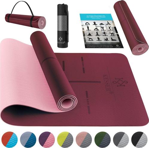 KESSER® Yoga Mat Extra Dik 183x61cm - Turnmat TPE Fitnessmat, Huis en Inrichting, Overige Huis en Inrichting, Nieuw, Verzenden