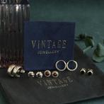 Vintage satijnen armband met gouden paperclip schakel 14 kt, Ophalen of Verzenden, Nieuw