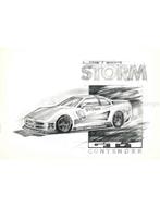 1995 LISTER STORM GT-1 CONTENDER BROCHURE ENGELS, Boeken, Auto's | Folders en Tijdschriften, Nieuw, Author