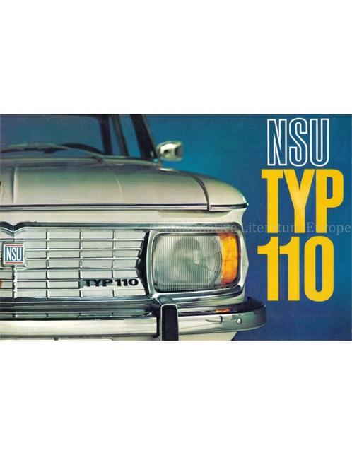 1965 NSU TYP 110 BROCHURE NEDERLANDS, Boeken, Auto's | Folders en Tijdschriften