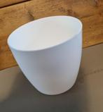 Bloempot BERLIJN rond 16 cm Wit set van 2 stuks, Tuin en Terras, Verzenden, Nieuw