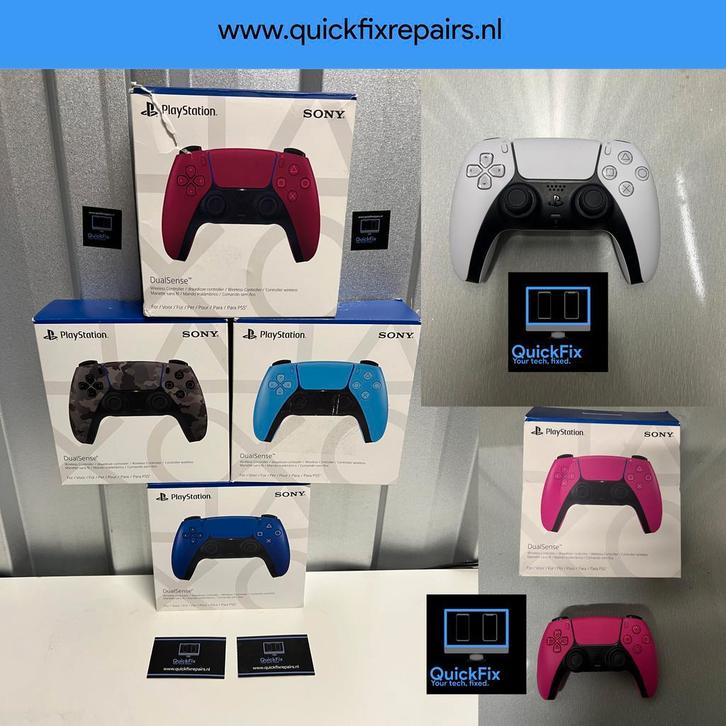 Koop jouw playstation 5 controller bij QuickFix Repairs!, Spelcomputers en Games, Spelcomputers | Sony PlayStation 5, Refurbished