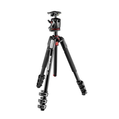 Manfrotto 190 Kit MK190XPRO4-BHQ2, Audio, Tv en Foto, Fotografie | Statieven en Balhoofden, Driepoot, Nieuw, 150 tot 175 cm, Met balhoofd