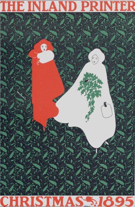 William Henry Bradley (1868-1962) - The Inland Printer, Antiek en Kunst, Kunst | Tekeningen en Foto's