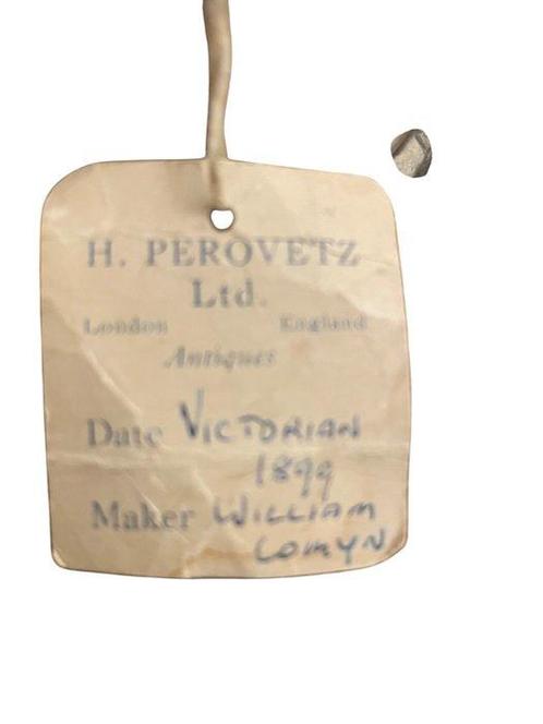 Antiek Deurbel - William Comyn - 1850-1900 - zilveren bel, Antiek en Kunst, Antiek | Goud en Zilver