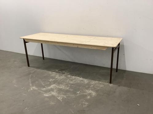 Partij 70x | Inklapbare blankhouten buffettafel, Antiek en Kunst, Antiek | Meubels | Tafels, Ophalen of Verzenden