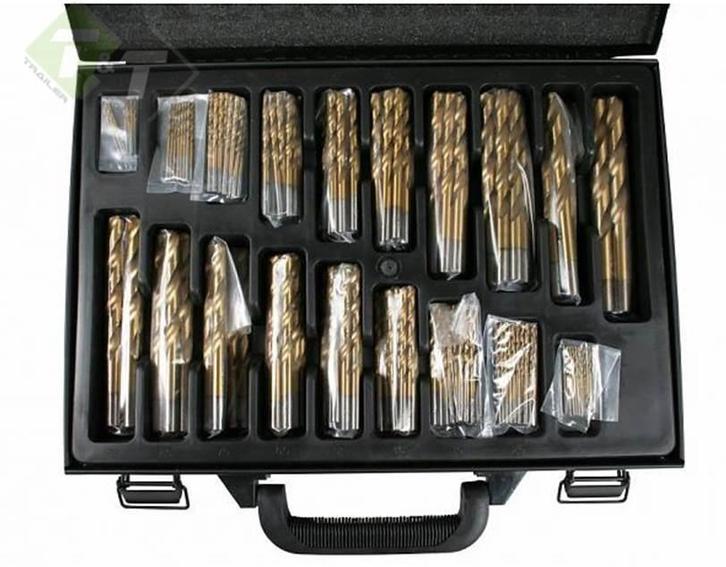 Boorset 101 Delig, HSS Boor, Titanium Coated, Borenset, Hoff, Doe-het-zelf en Verbouw, Gereedschap | Handgereedschap, Nieuw, Ophalen of Verzenden