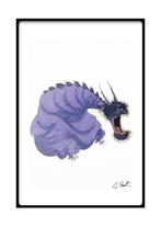 Tim Burton - Untitled - (The Cyclops of Lavender Smoke)