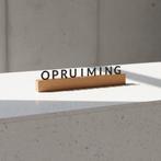 Oacklux Kana Letterhouder Eikenhout 300 mm - Zwarte letters, Zakelijke goederen, Horeca | Meubilair en Inrichting, Nieuw in verpakking