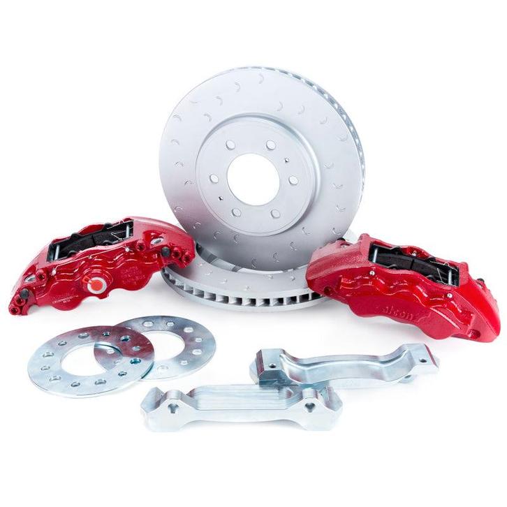 Alcon 09-20 F-150/Raptor Gen1-2 347x36mm Rotors 6-Piston Red, Auto-onderdelen, Remmen en Aandrijving, Ophalen of Verzenden