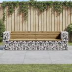 vidaXL Tuinbank schanskorfontwerp 244x71x65,5 cm, Tuin en Terras, Tuinbanken, Verzenden, Nieuw