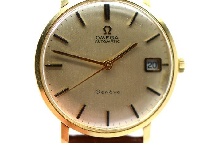 Omega - Genève 14K - 162037 - Heren - 1968, Sieraden, Tassen en Uiterlijk, Horloges | Heren