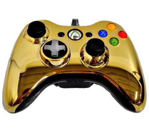 Xbox 360 Controller - Wireless - Goud/Glanzend - Microsoft, Spelcomputers en Games, Spelcomputers | Xbox | Accessoires, Zo goed als nieuw