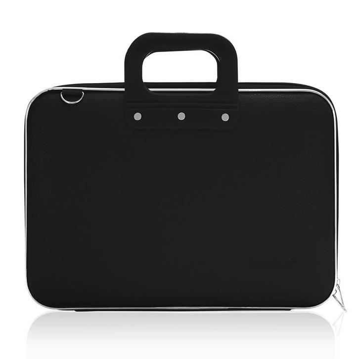 Bombata MEDIO 13 inch Laptoptas Zwart, Computers en Software, Laptoptassen, Nieuw, Verzenden
