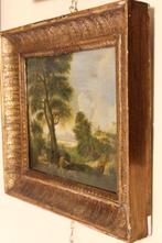 Scuola italiana (XVIII-XIX) - Paesaggio con figure