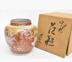 Vaas - Aardewerk - Japan - Pauwe en pioenroos (Zonder, Antiek en Kunst