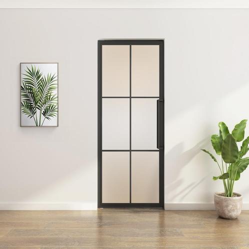 Stalen taatsdeur - 6 Vlaks - Mat glas, Doe-het-zelf en Verbouw, Deuren en Horren, Nieuw, Metaal, Overige typen, 200 tot 215 cm
