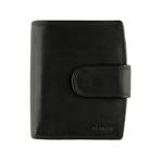DSTRCT Wax Lane Leren Dames Portemonnee RFID met Rits Zwart, Overige merken, Verzenden, Zwart, Nieuw