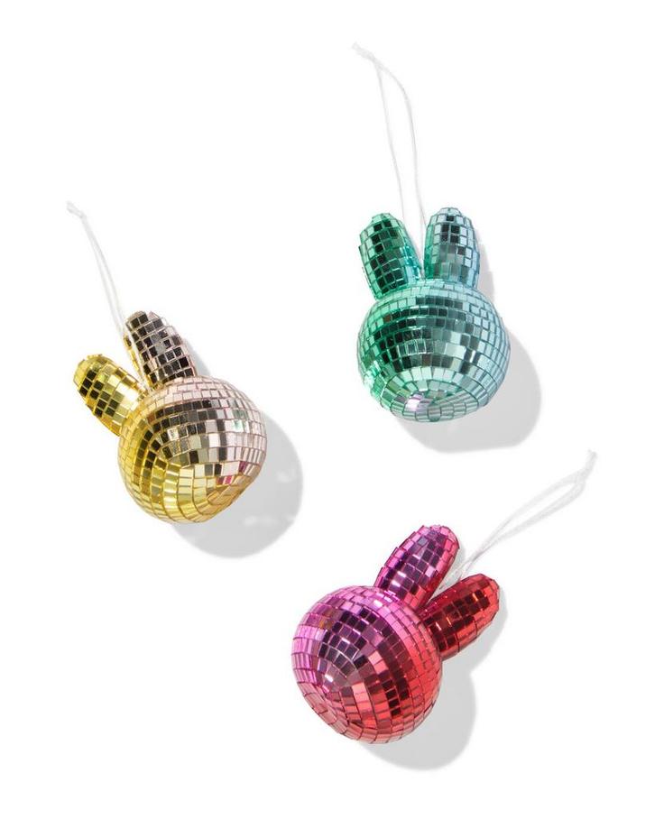 HEMA Nijntje paashangers 17x5.5x8cm disco - 3 stuks, Diversen, Pasen, Nieuw, Verzenden