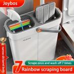 Dweilsysteem - Dweilset - Mop set - Met wringer - Wit - Joyb, Huis en Inrichting, Schoonmaakartikelen, Verzenden