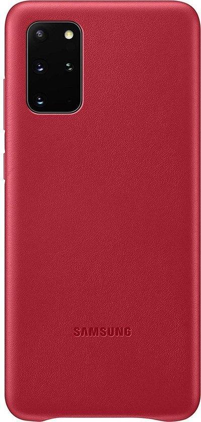 Samsung Leather Hoesje - Samsung Galaxy S20 Plus - Rood, Telecommunicatie, Mobiele telefoons | Hoesjes en Frontjes | Overige merken