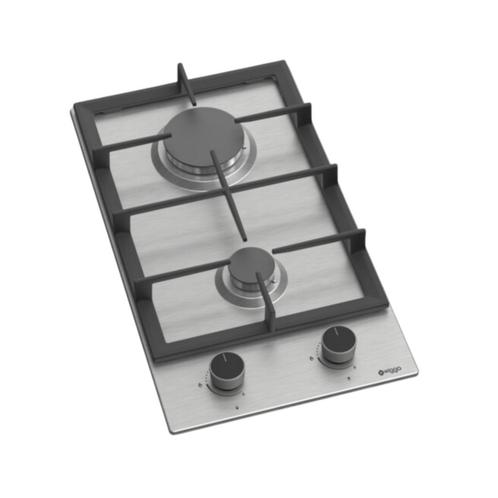 Wiggo WH-G332RD(X) - Inbouw gaskookplaat met Wok - 30cm - Rv, Witgoed en Apparatuur, Kookplaten, Nieuw, Verzenden