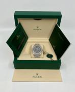 Rolex Datejust 41 - Grey - New  126300 - Iced Out - Diamonds, Staal, Polshorloge, Nieuw, Rolex