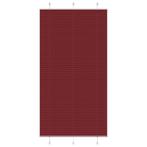 vidaXL Plissé rolgordijn 105x200cm stofbreedte 104,4cm, Verzenden, Nieuw, Rood