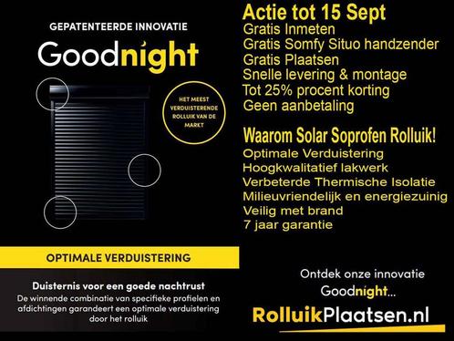 Solar Rolluiken Actie tot 15 Sept 25% Korting, Doe-het-zelf en Verbouw, Rolluiken, Overige kleuren, Nieuw, 200 cm of meer
