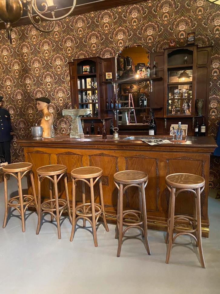Eiken bar toog café horeca mancave, Zakelijke goederen, Horeca | Meubilair en Inrichting, Barinrichting, Gebruikt, Ophalen