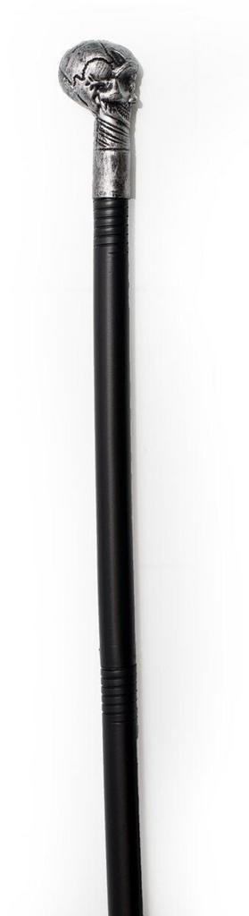 Schedel Scepter Zilver 77cm 3st, Hobby en Vrije tijd, Feestartikelen, Nieuw, Verzenden