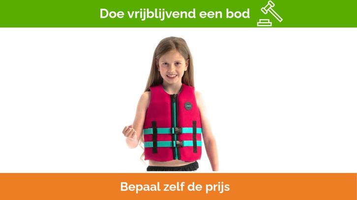 Bieden: Jobe neopreen kinder zwemvest roze maat, Watersport en Boten, Watersportkleding, Nieuw, Ophalen of Verzenden