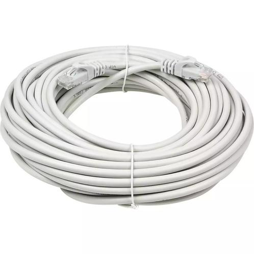 Benson UTP CAT6 kabel - 15 meter - lichtgrijs - RJ45 conn..., Computers en Software, Overige Computers en Software, Nieuw, Ophalen of Verzenden